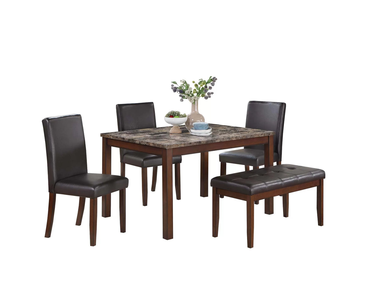 The Grady Espresso Dining Set – 5 Piece