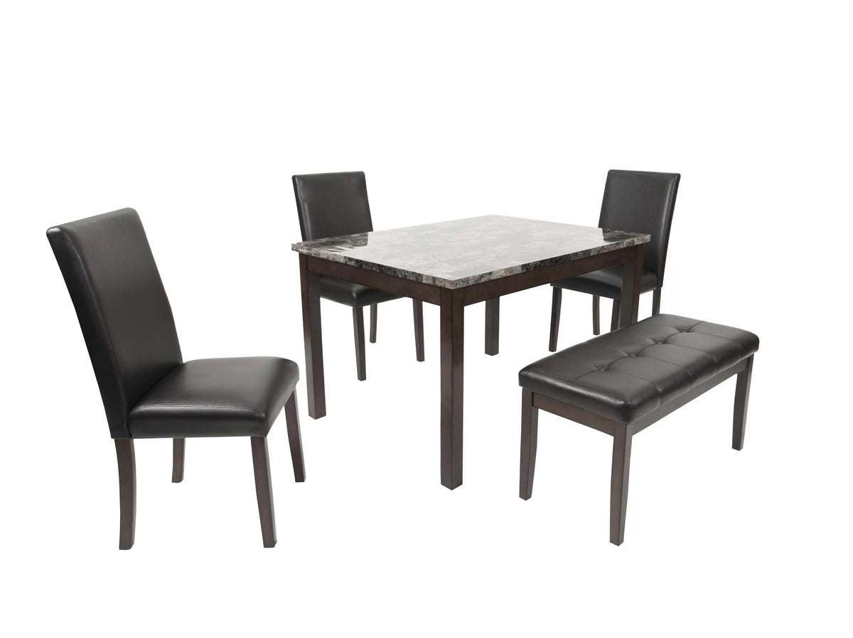 The Grady Espresso Dining Set – 5 Piece