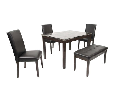 The Grady Espresso Dining Set – 5 Piece