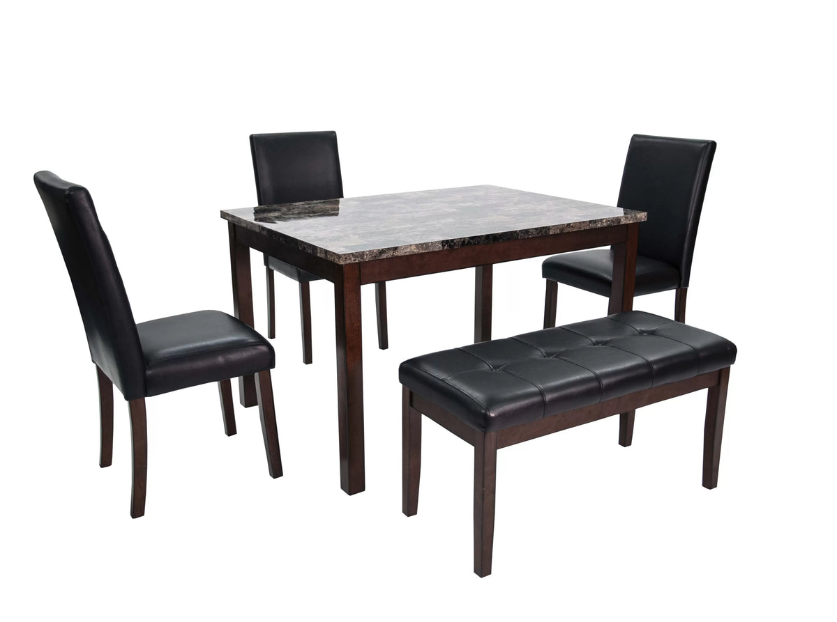 The Grady Espresso Dining Set – 5 Piece