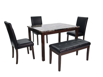 The Grady Espresso Dining Set – 5 Piece