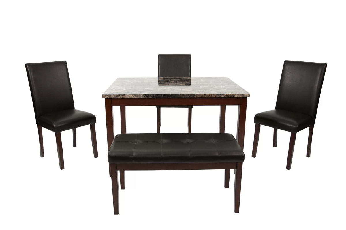 The Grady Espresso Dining Set – 5 Piece
