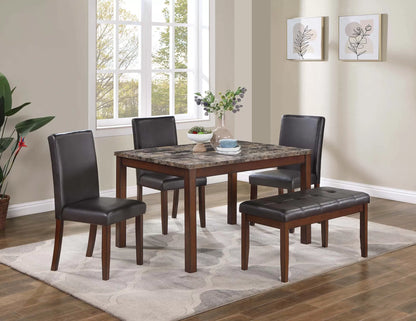The Grady Espresso Dining Set – 5 Piece