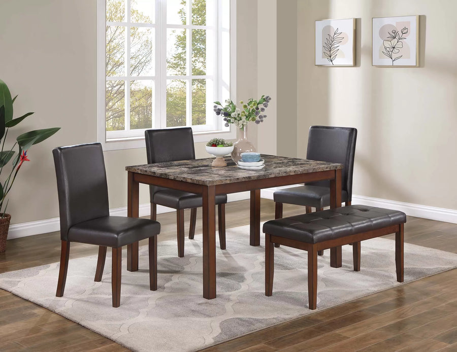 The Grady Espresso Dining Set – 5 Piece