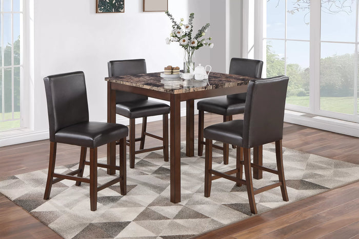 Juego de Comedor Prescott Espresso – 5 Piezas
