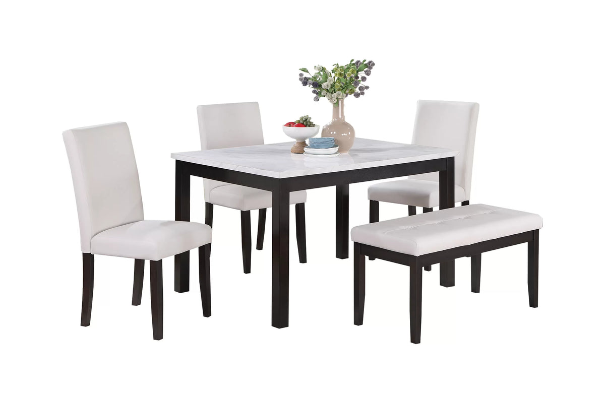 The Grady White Dining Set – 5 Piece