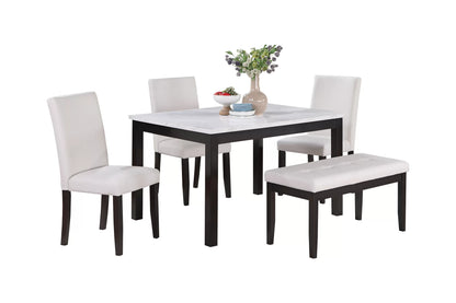 The Grady White Dining Set – 5 Piece