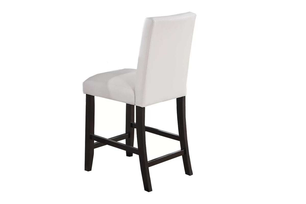 The Prescott White Counter Height Dining Set – 5 Piece