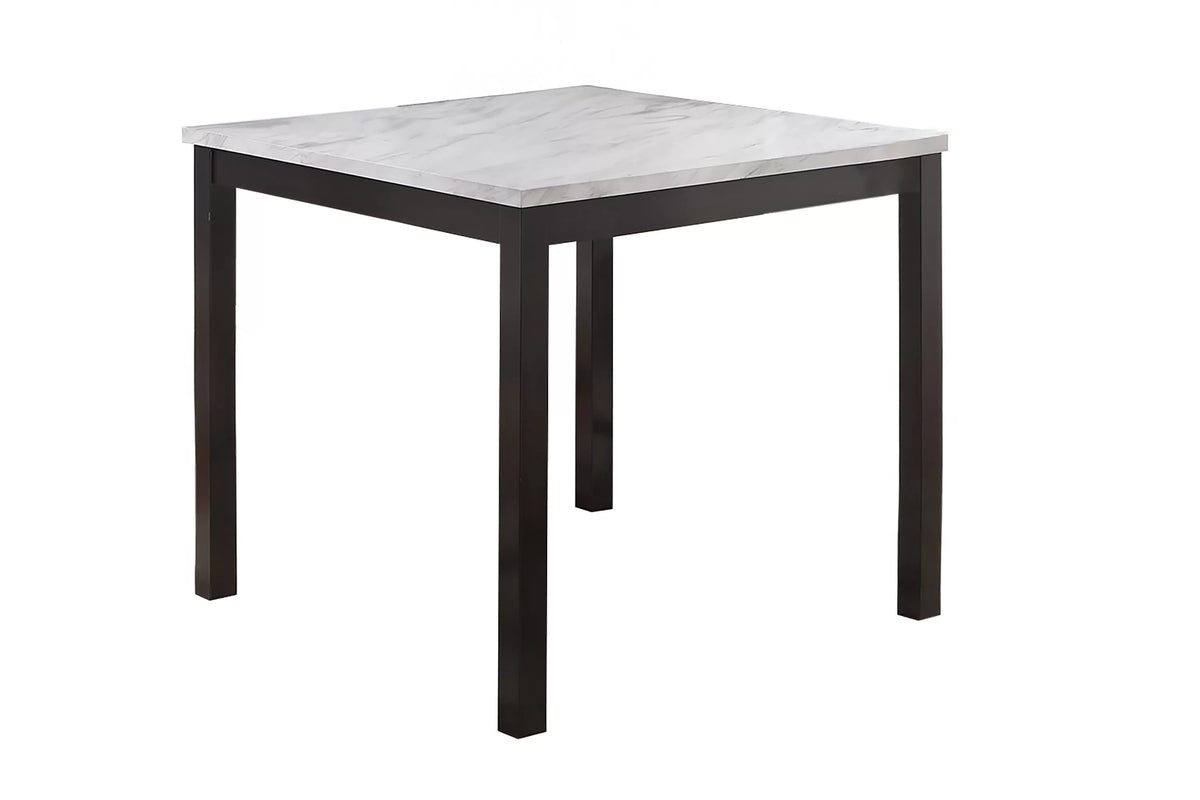 The Prescott White Counter Height Dining Set – 5 Piece