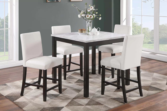Juego de Comedor Prescott Blanco – 5 Piezas
