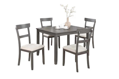 The Harlow Wood Dining Set – 5 Piece