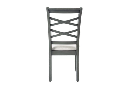 6-Piece Dining Set – Table, 4 Chairs & Bench – Gray | F2623