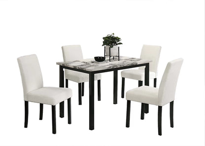 The Irving White Dining Set – 5 Piece