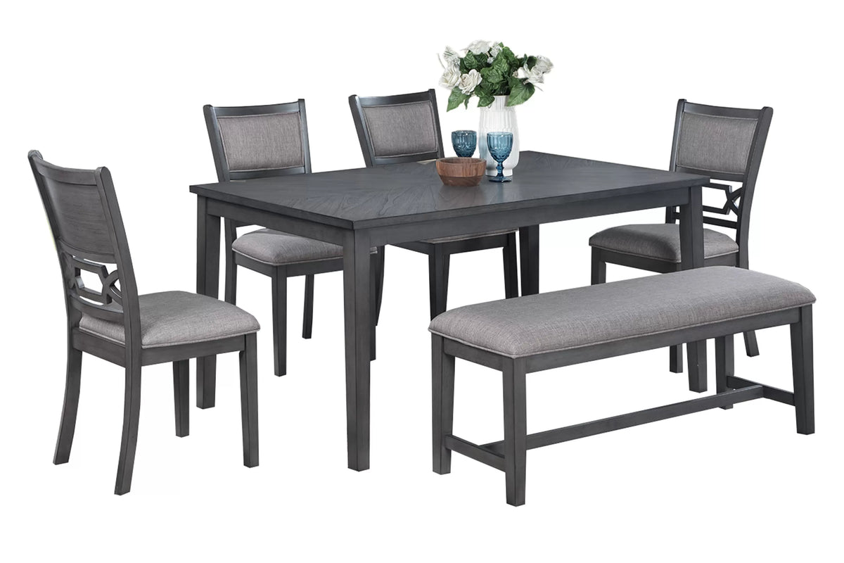The Jensen Gray Dining Set – 6 Piece