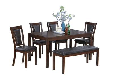 The Keaton Walnut Dining Set – 6 Piece