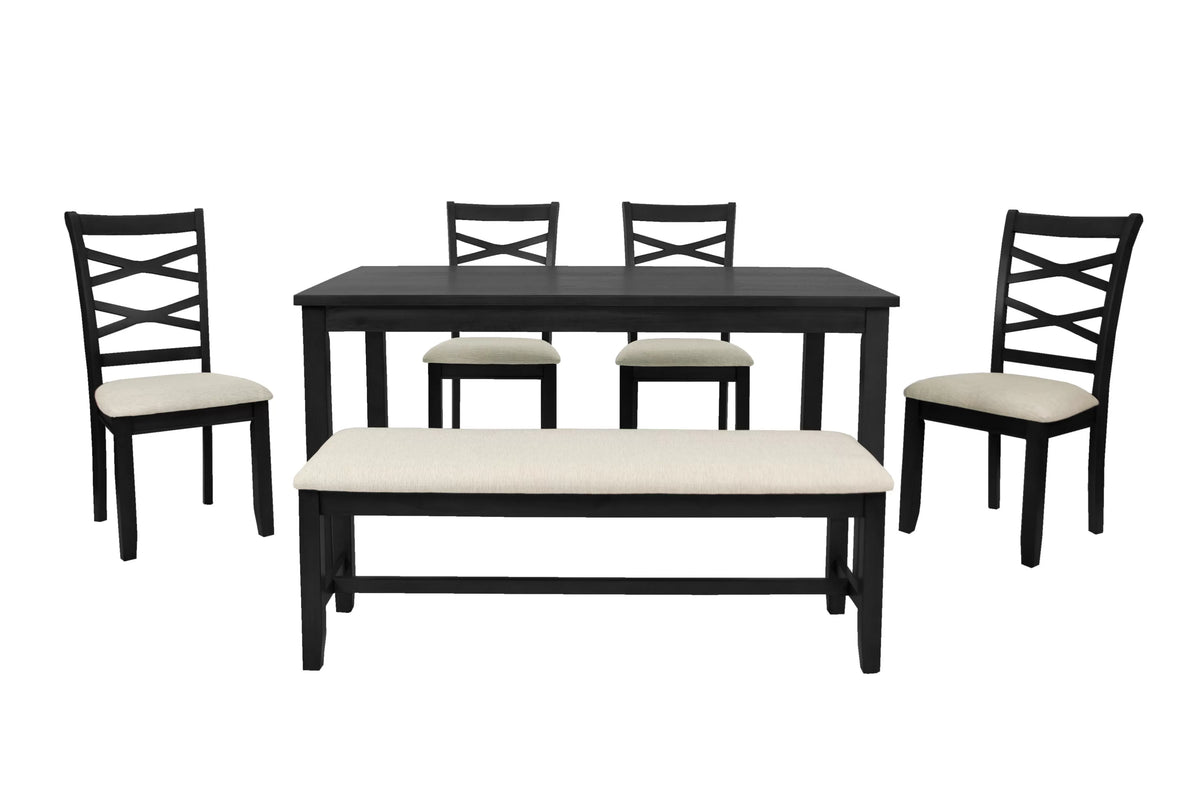 The Ashton Gray Dining Set – 6 Piece
