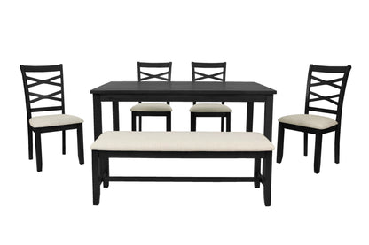 The Ashton Charcoal Dining Set – 6 Piece