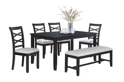 The Ashton Gray Dining Set – 6 Piece
