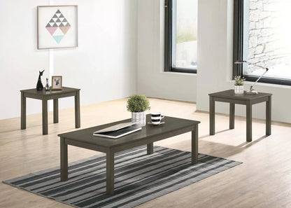 3-Piece Coffee Table Set with Paper Veneer Top - view 1