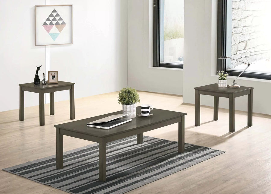 3-Piece Coffee Table Set with Paper Veneer Top