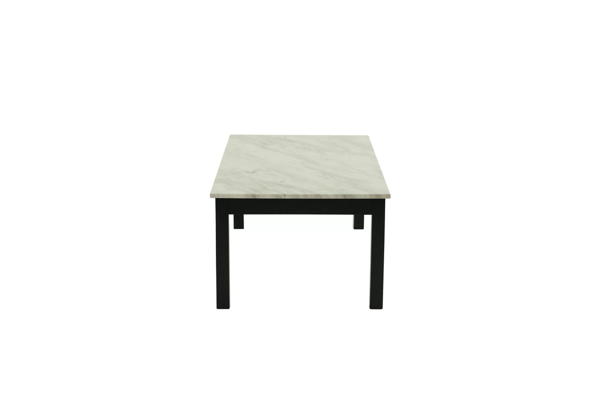 3-Piece Faux Marble Top Coffee Table Set - view 4