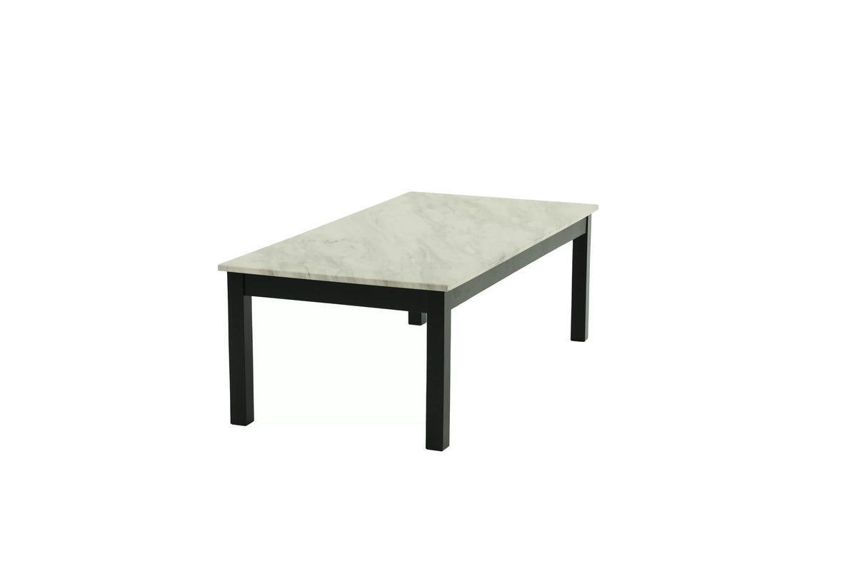 3-Piece Faux Marble Top Coffee Table Set - view 5