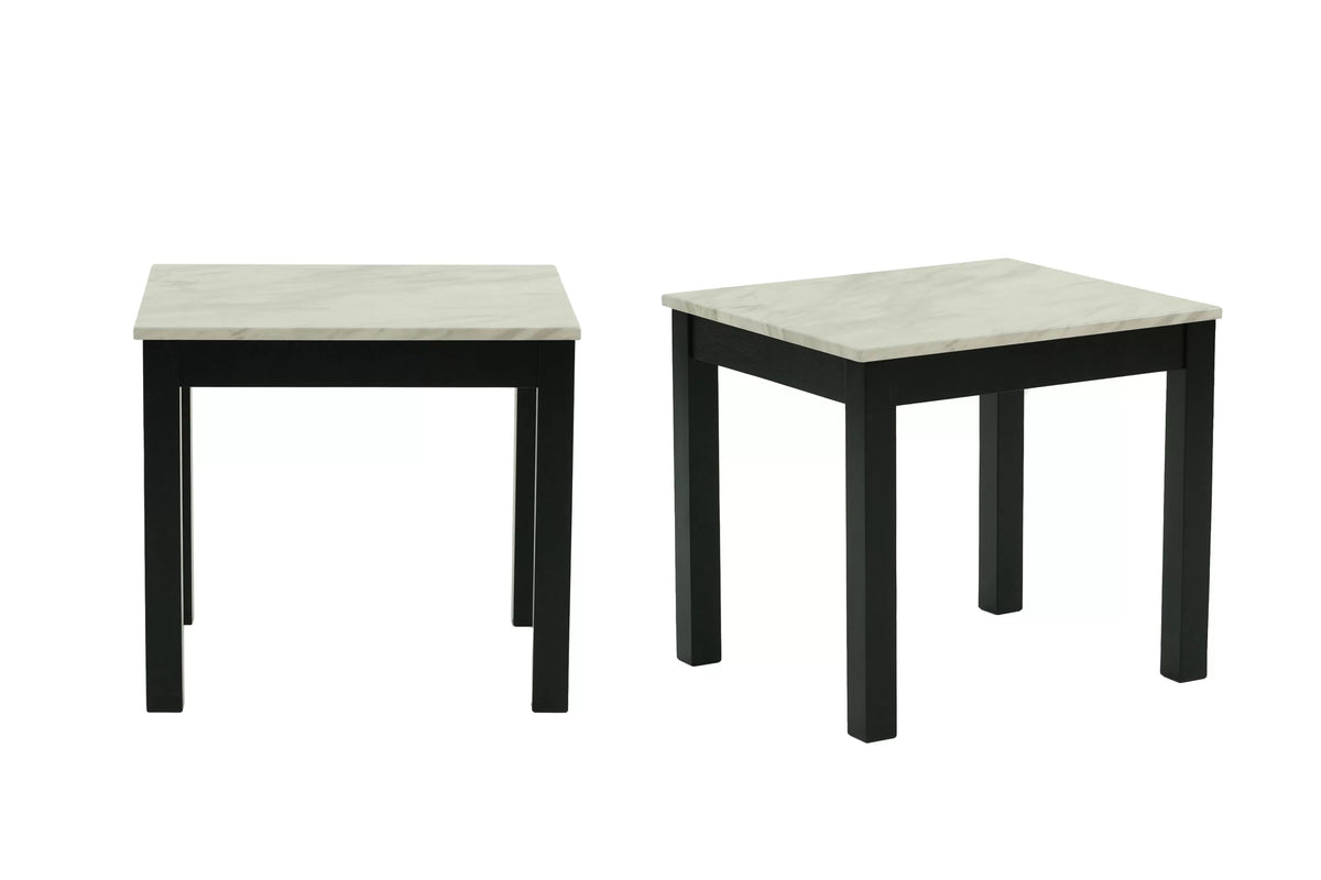 3-Piece Faux Marble Top Coffee Table Set - view 6