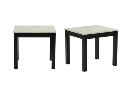 3-Piece Faux Marble Top Coffee Table Set - view 6