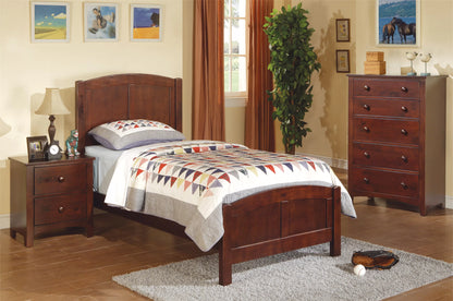 The Timberline Cherry Wood Full Bed Frame, Nightstand & Chest – 3 Piece - view 5