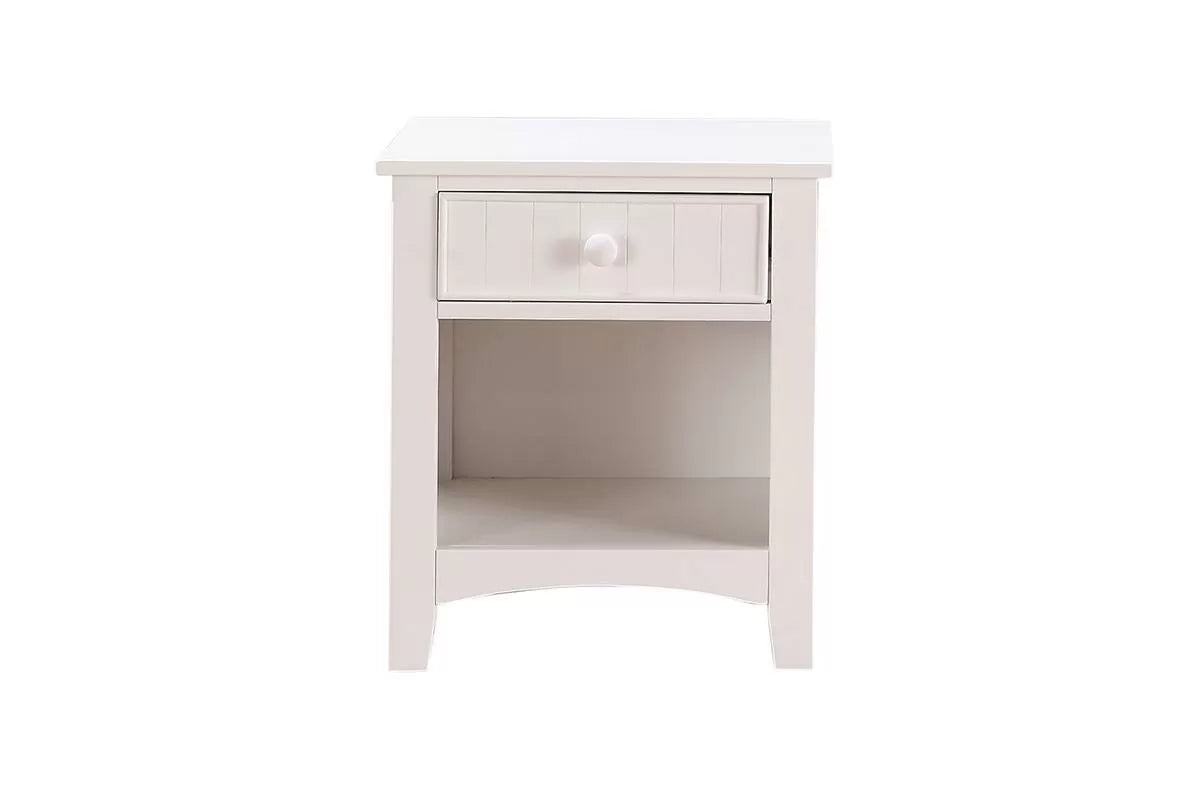 The Lumen Pink Wool fabric Twin Bed Frame, Nightstand & Chest – 3 Piece - view 11