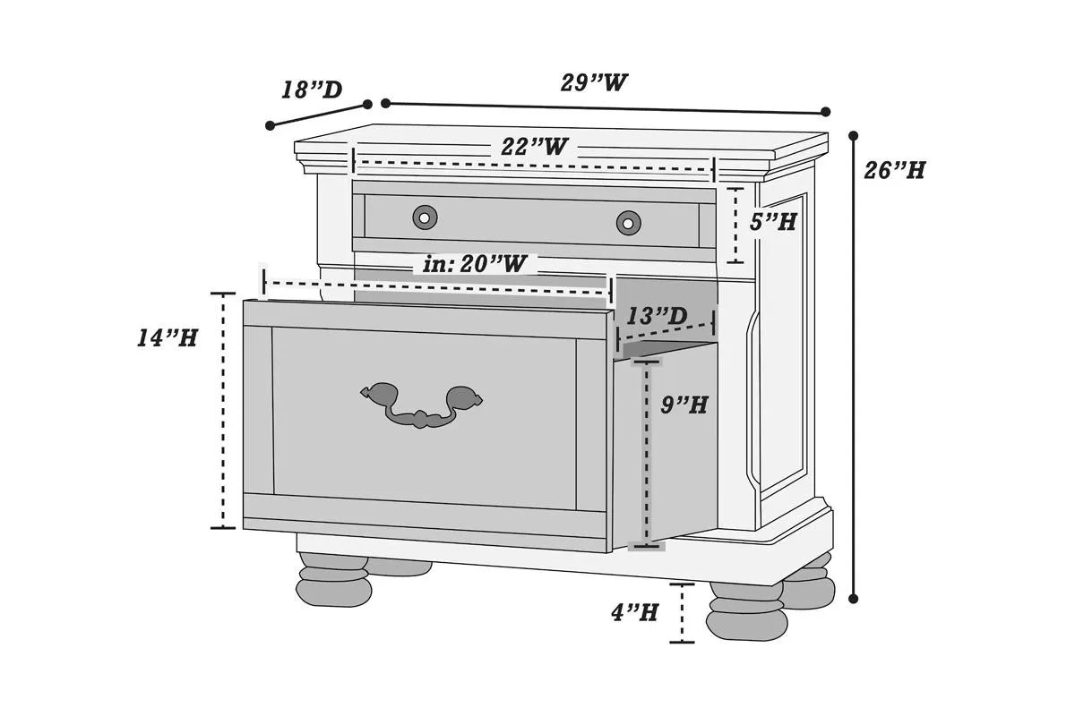 The Bordeaux Eastern King 5-Piece Bedroom Set