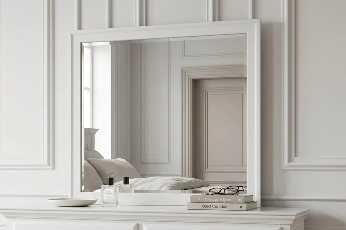 The Crane White Mirror