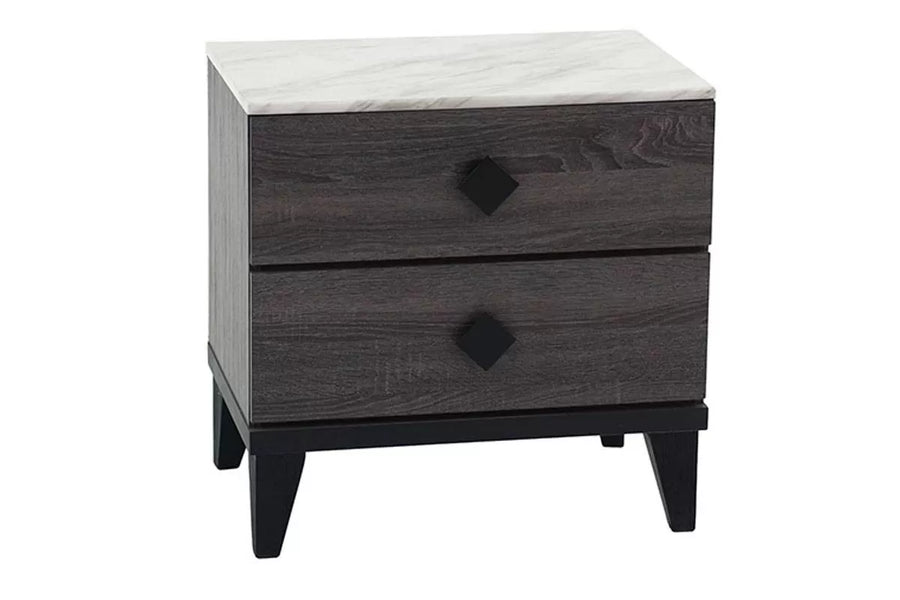 The Mercer Charcoal Nightstand
