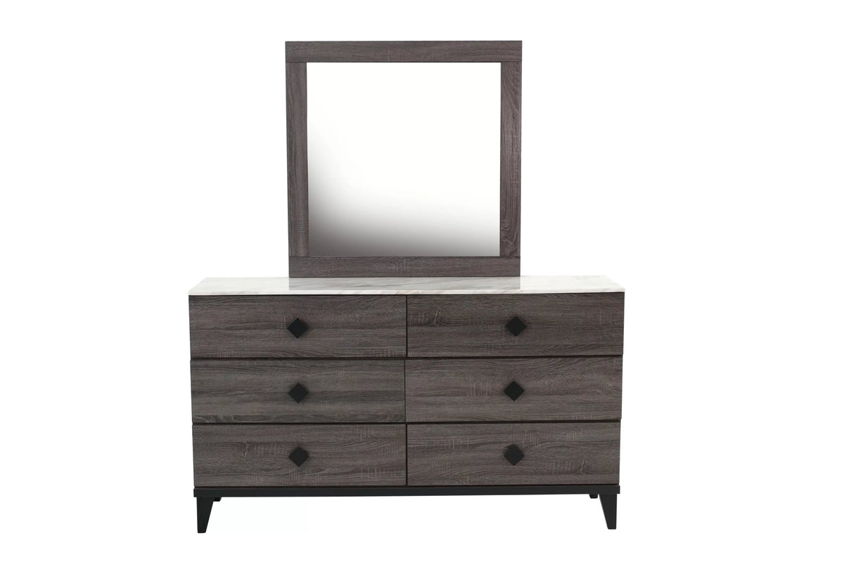 The Mercer Charcoal Charcoal Nightstand