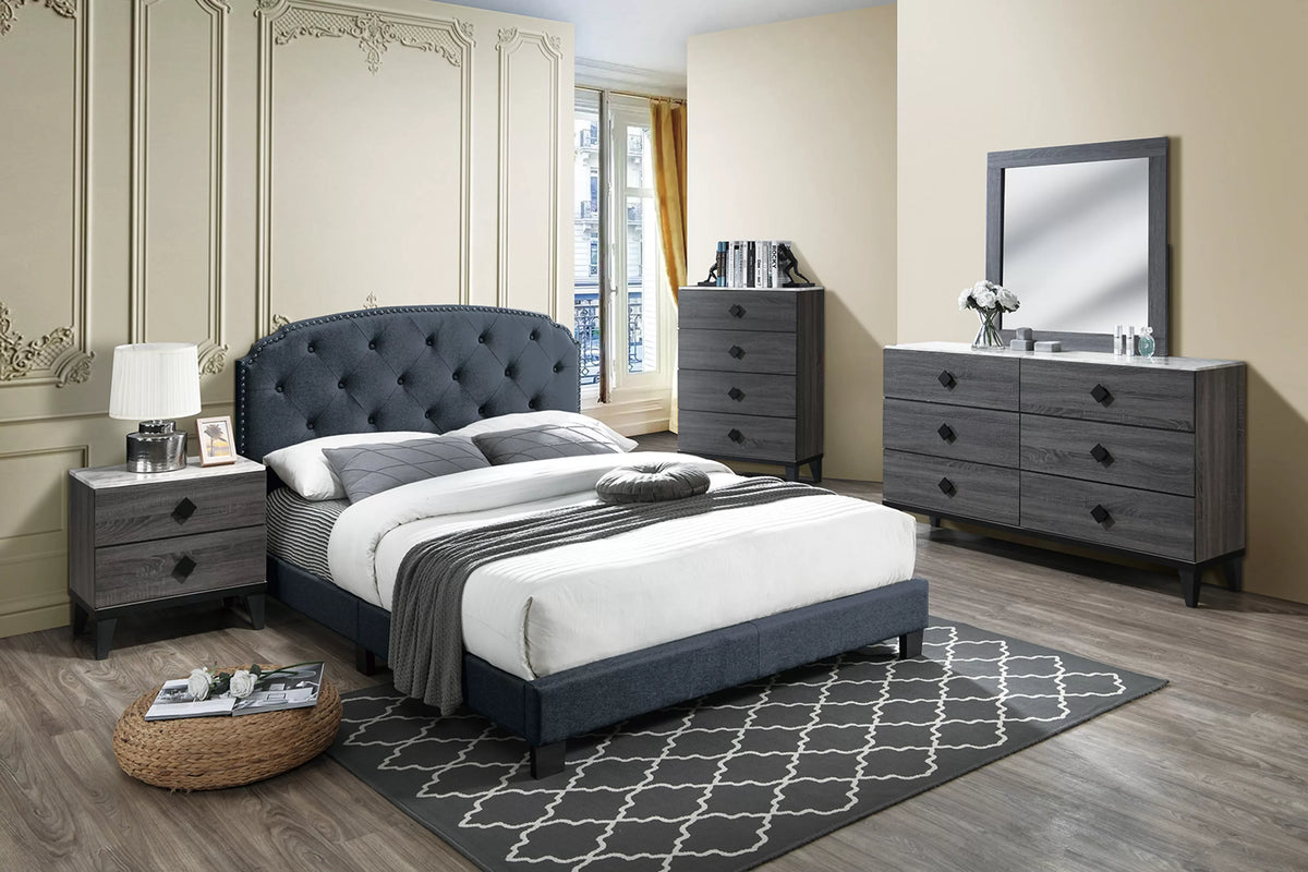 The Mercer Charcoal Charcoal Mirror