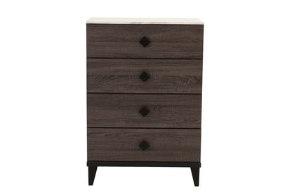 The Stanton Charcoal Polyfiber Twin Bed Frame, Nightstand & Chest – 3 Piece - view 38