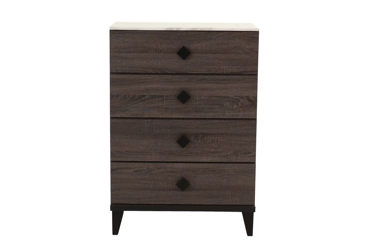 The Stanton Charcoal Polyfiber Full Bed Frame, Nightstand & Chest – 3 Piece - view 28
