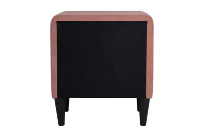 The Calloway Pink Linen Nightstand - view 9