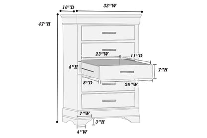 The Brantley Gray Chest