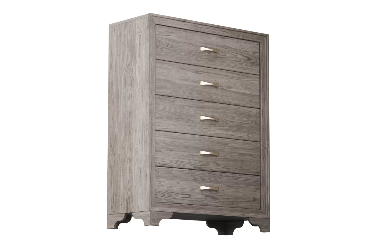 The Sable Queen 5-Piece Bedroom Set