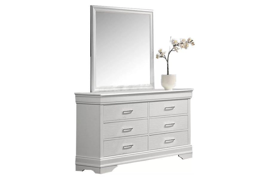 The Drake White Dresser