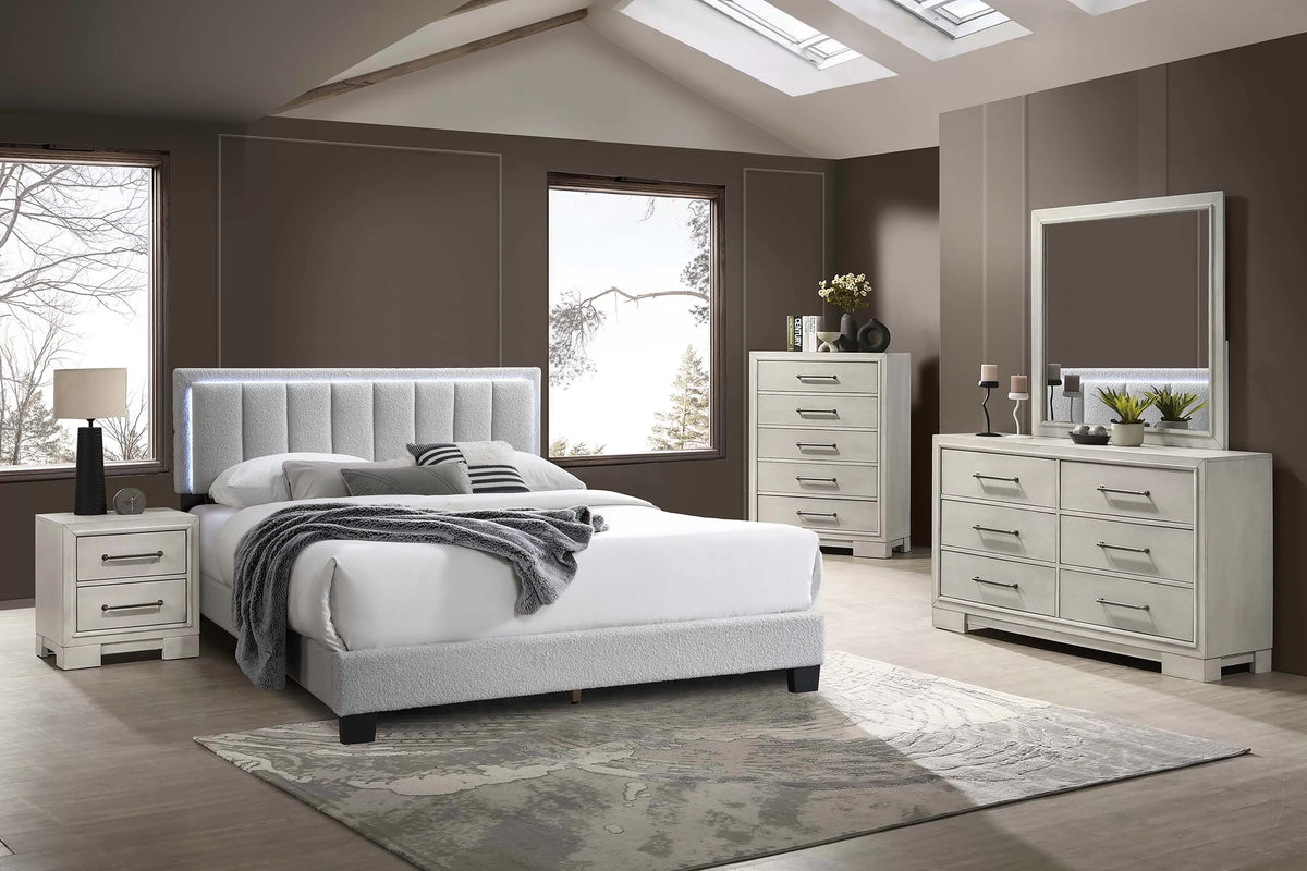 The Lumina Eastern King 5-Piece Bedroom Set