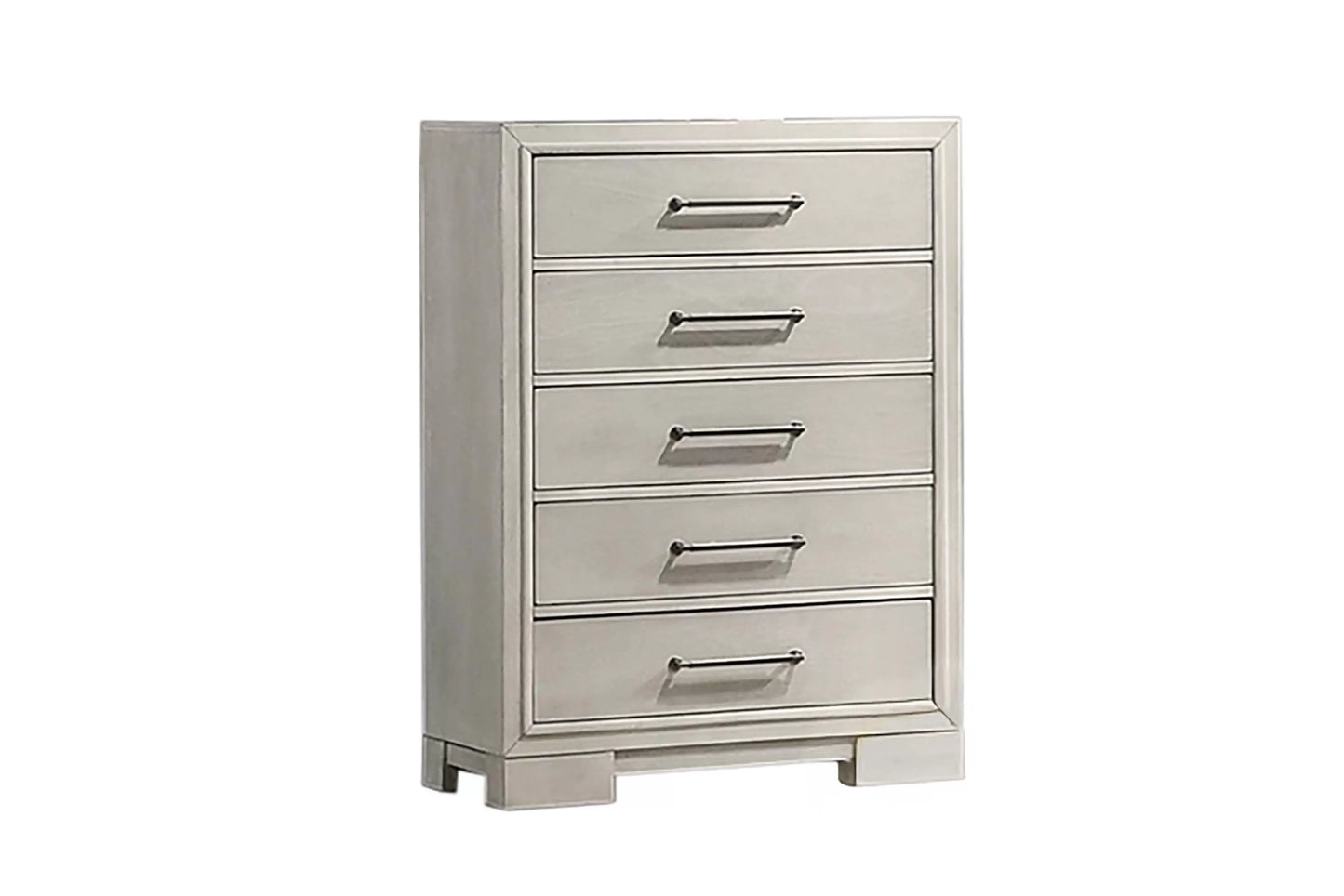 4-Drawer Chest – Antique White Modern Design | F5609