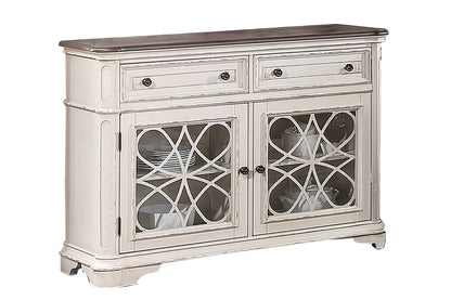 The Rocklin Carved Dining Set with Server – 8 Piece - view 6