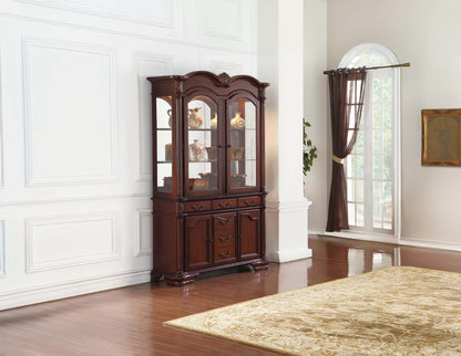 The Clovis Carved Dining Set with Buffet & Hutch – 10 Piece - view 12