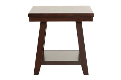 Dark Wood End Table - view 3