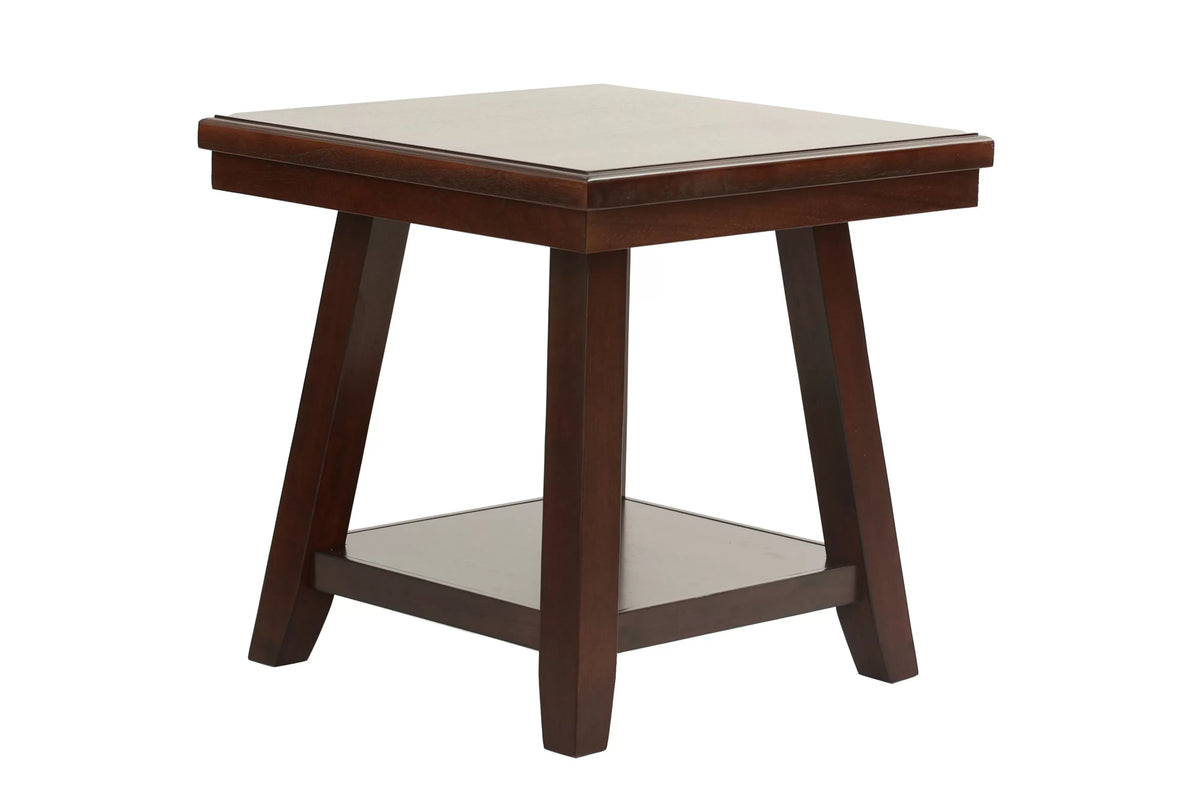Dark Wood End Table - view 5