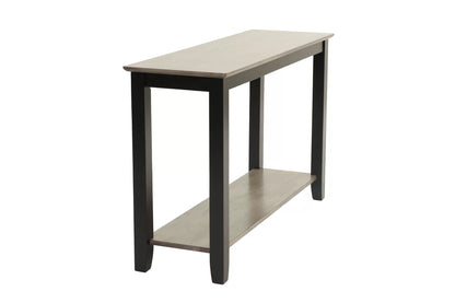 Wooden Top Console Table with Lower Shelf - view 6