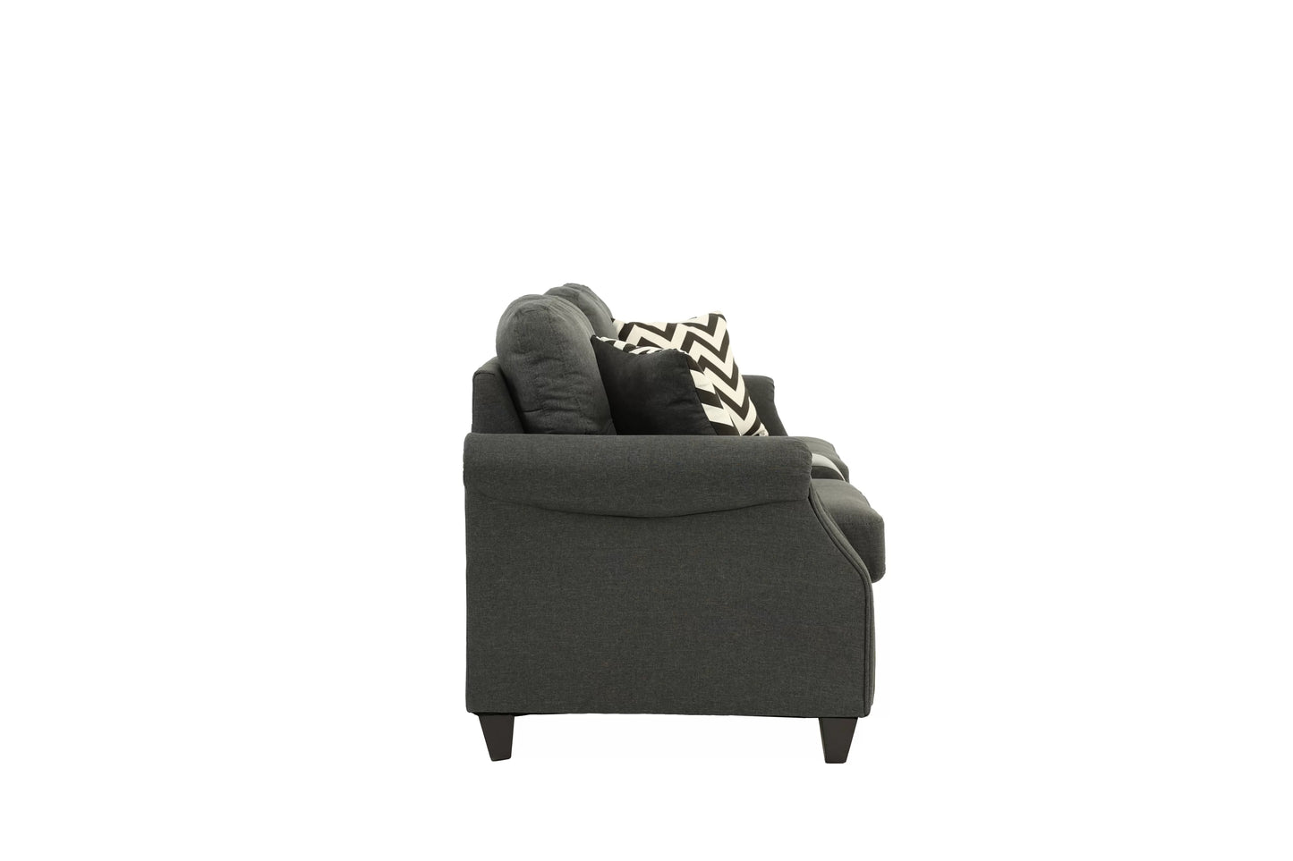The Ridgeview Blue Gray Sofa Set with USB Console – 2 Piece