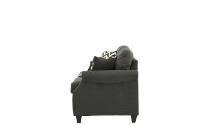 The Ridgeview Blue Gray Sofa Set with USB Console – 2 Piece